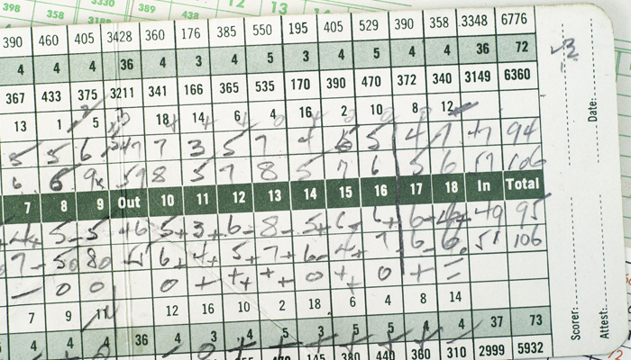 Tại sao cần phải biết cách tính điểm golf trên scorecard?