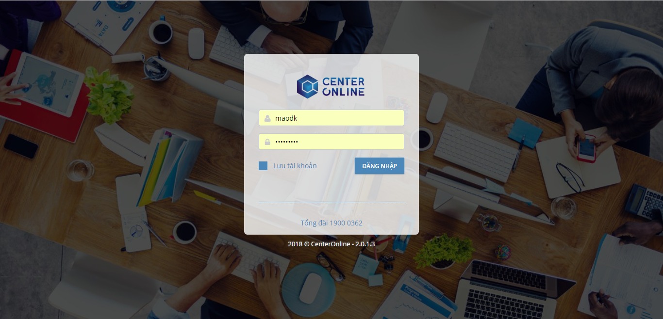 Center Online Quản lý trung tâm ngoại ngữ