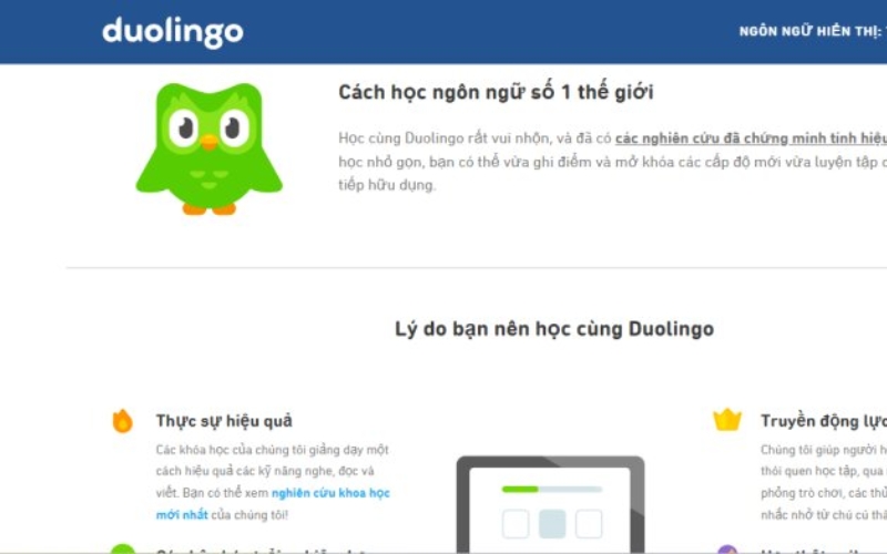 web học tiếng đức uolingo