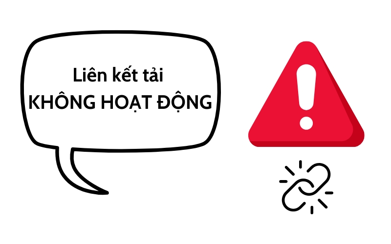 liên kết tải không hoạt động