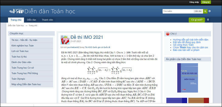 học toán online