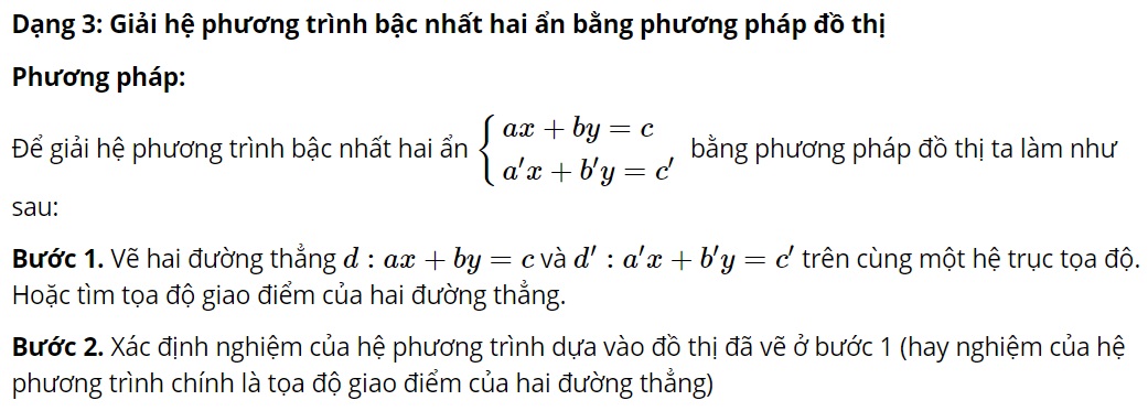 hệ phương trình