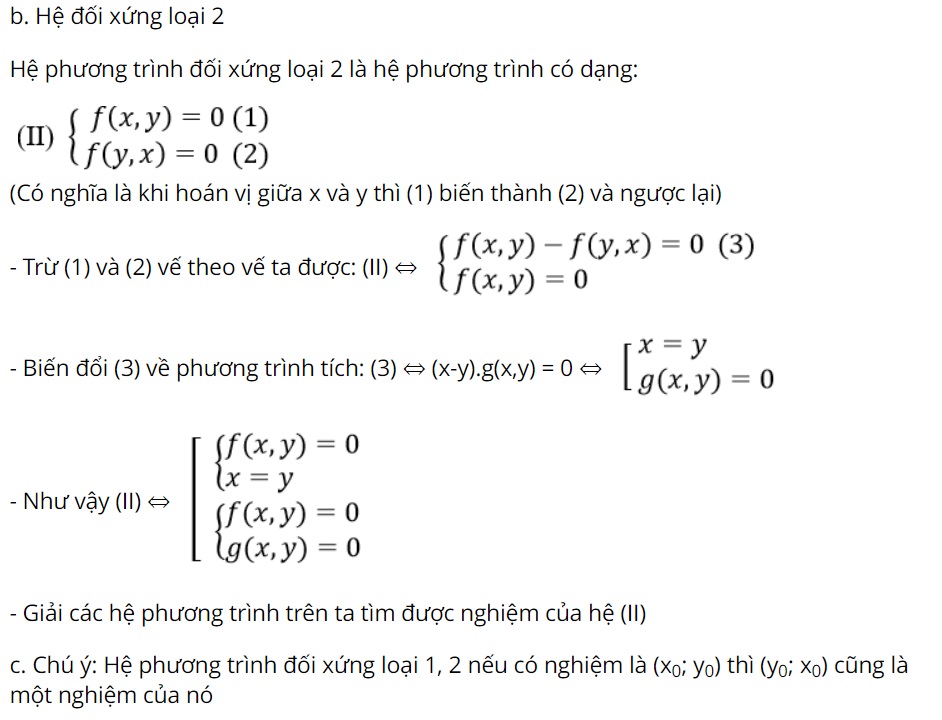 phương trình đối xứng loại 2