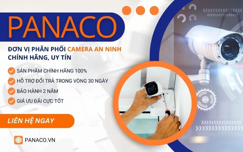 Đơn vị phân phối và lắp đặt camera an ninh PANACO