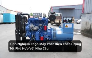 kinh nghiệm chọn máy phát điện