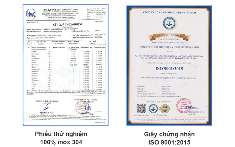 Test tại trung tâm kiểm nghiệm