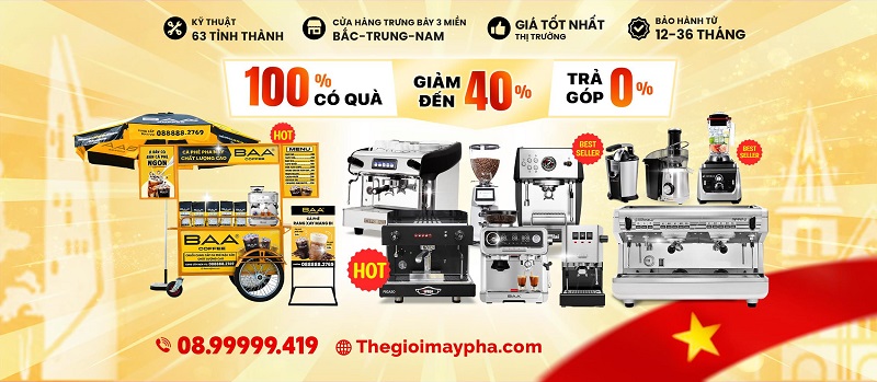 hệ thống máy pha cà phê