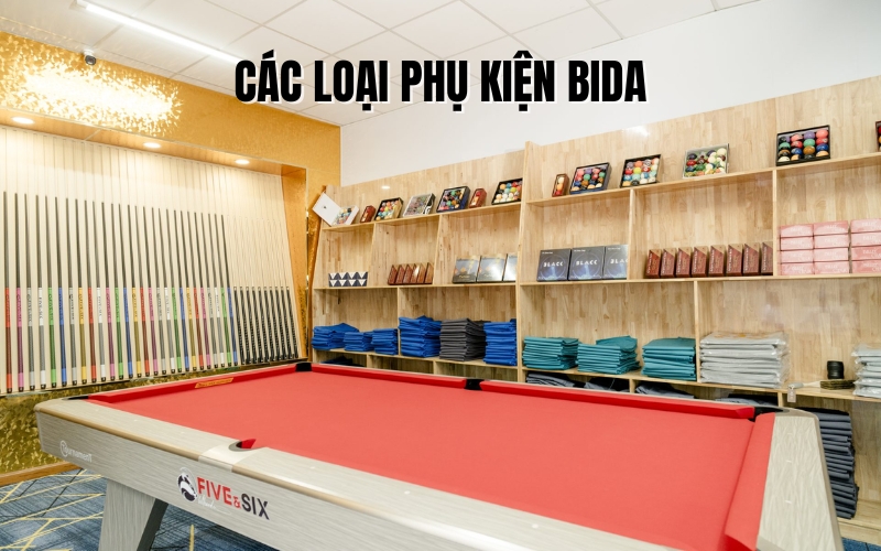 các loại phụ kiện bida
