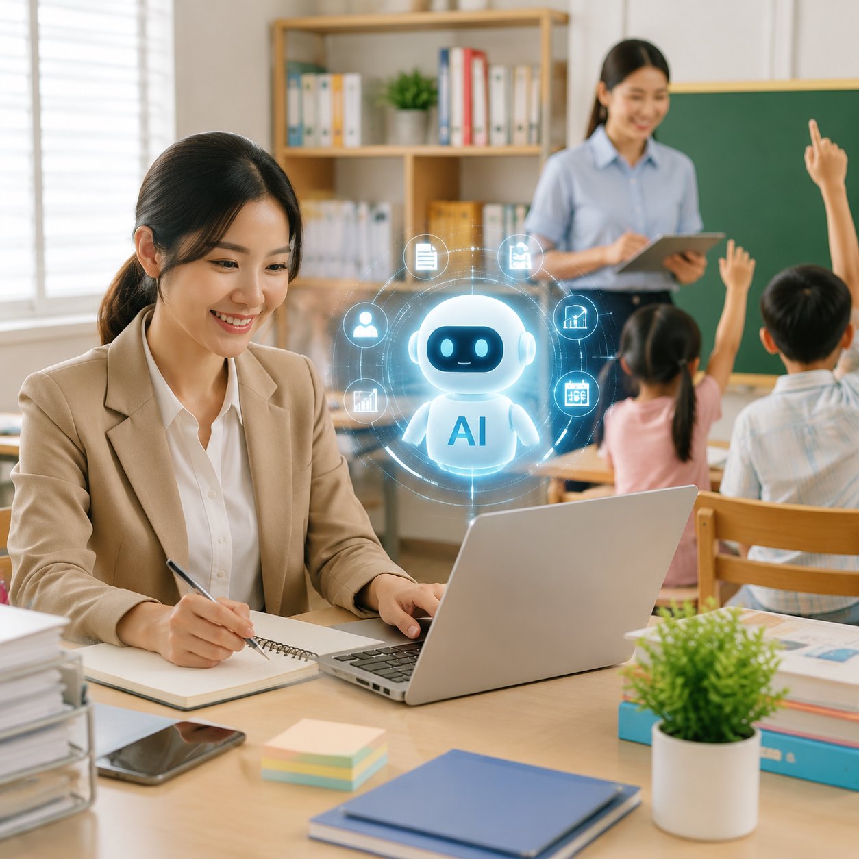 Đào tạo công cụ AI cho nhân sự hành chính trường học
